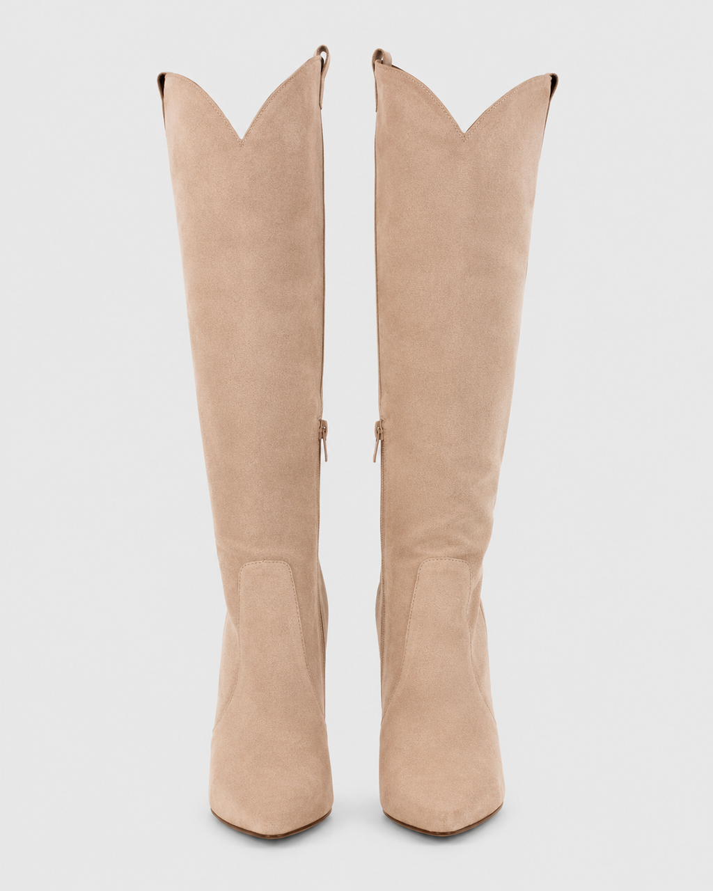 Women's Knee High Pointed Toe Comfort Boots | Stacked Heel