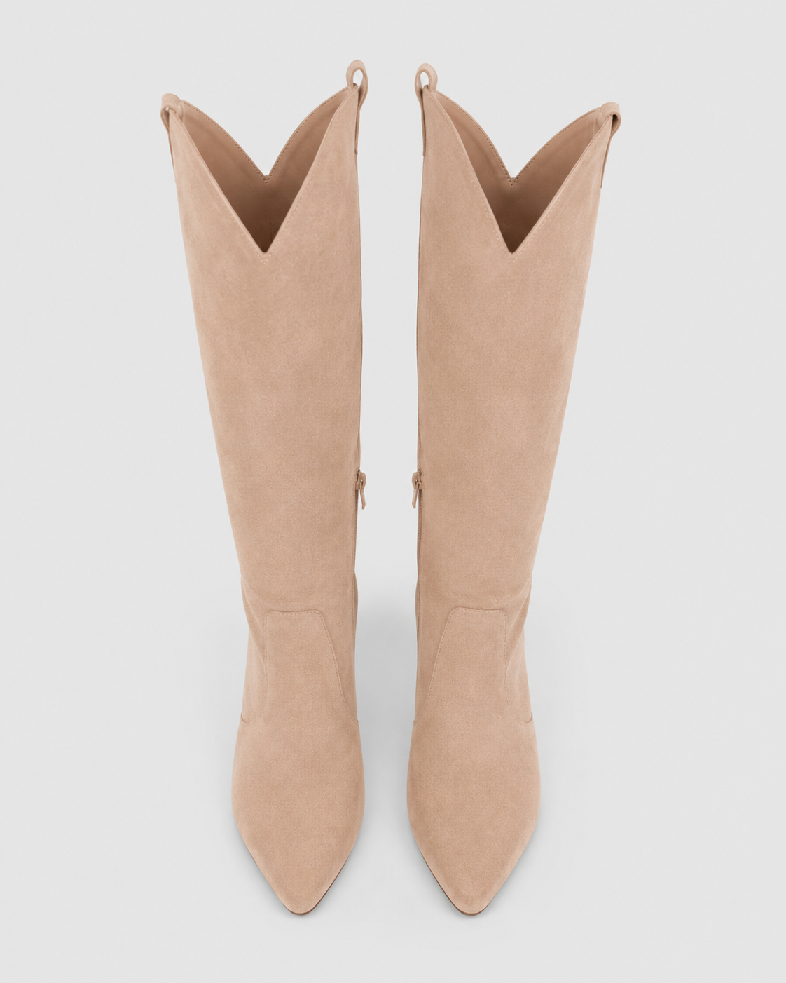 Women's Knee High Pointed Toe Comfort Boots | Stacked Heel