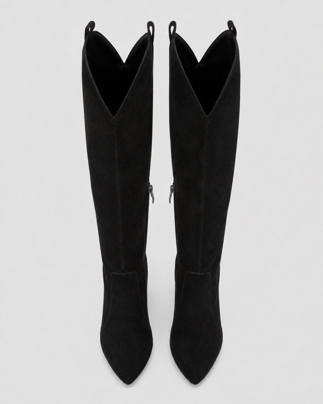 Women's Knee High Pointed Toe Comfort Boots | Stacked Heel