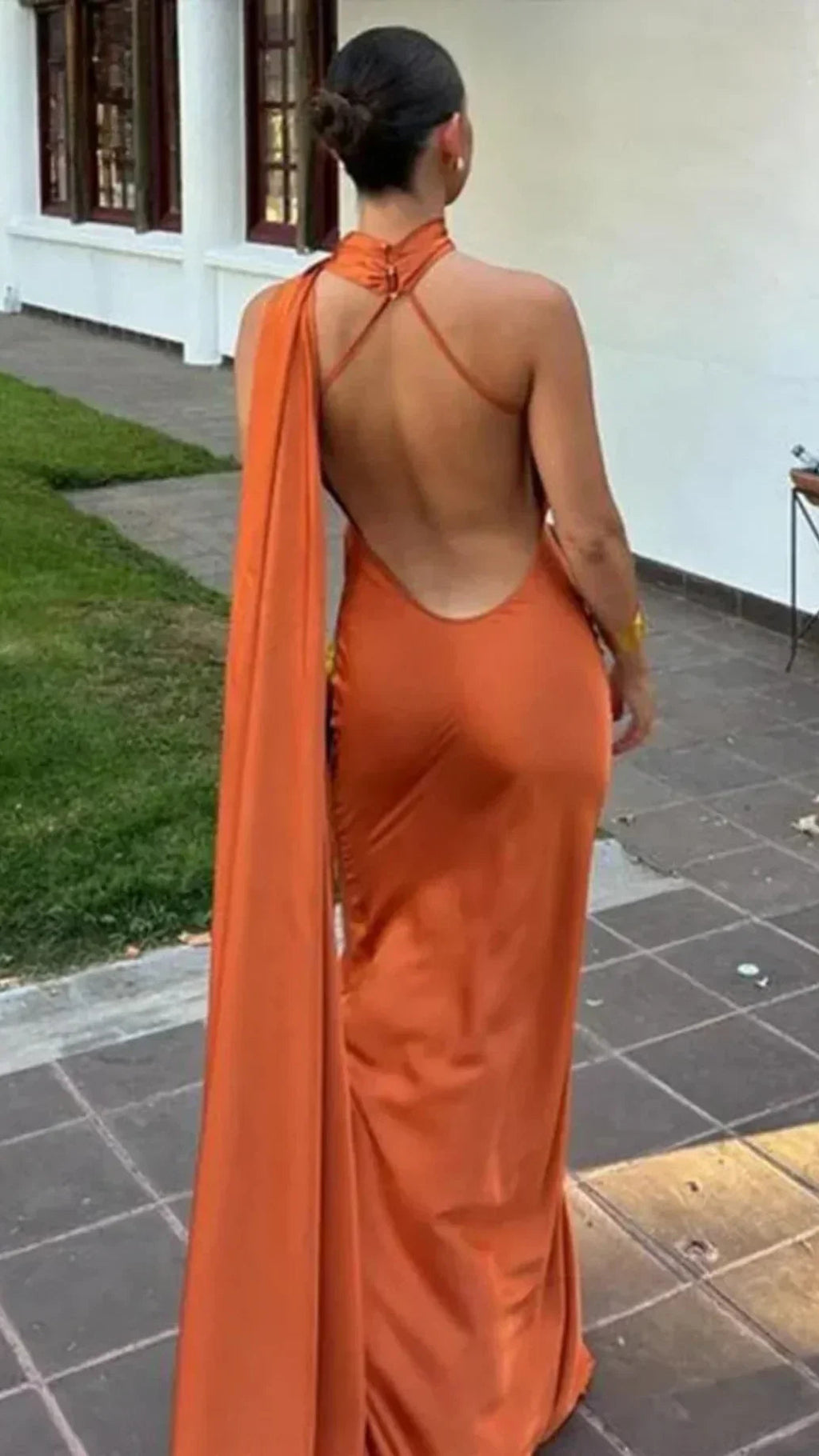 Women's Maxi Dress | Draped One Shoulder Party Occasion Dress 12