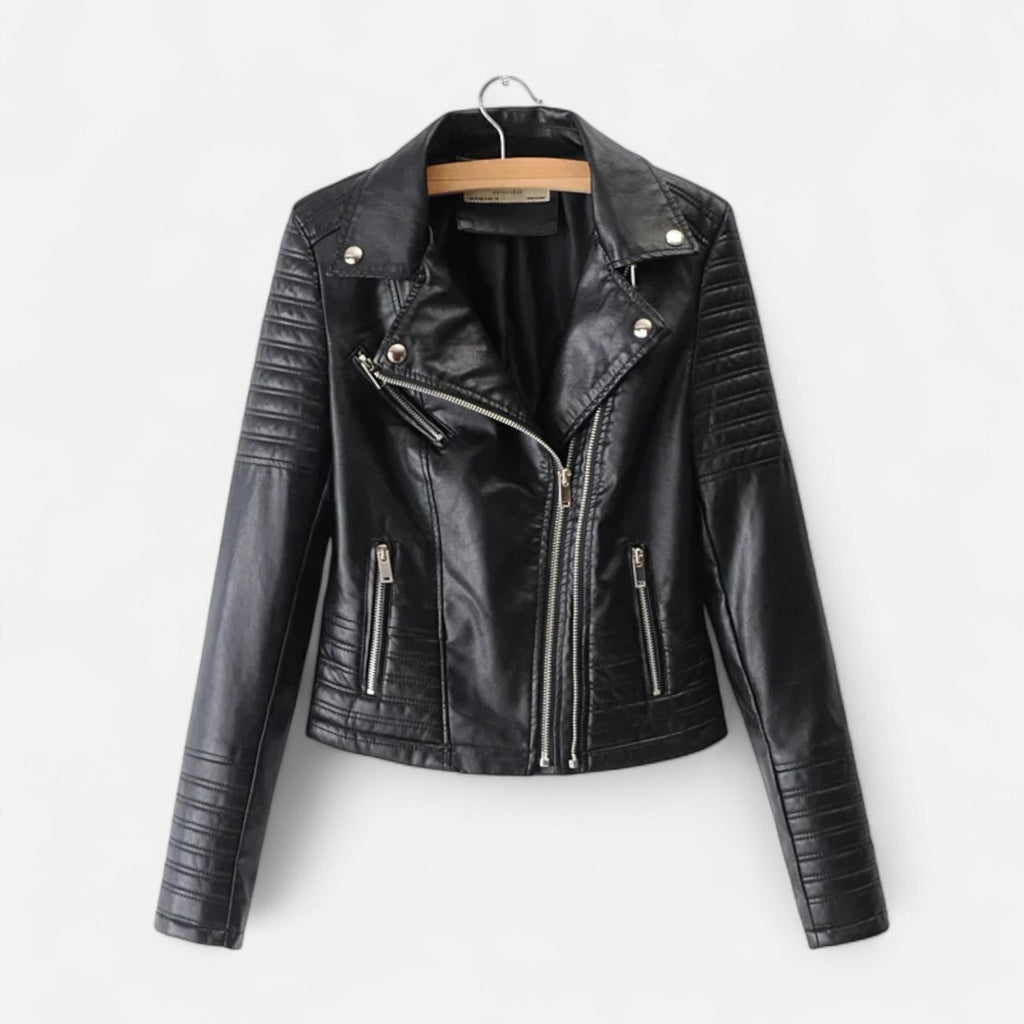 Women's Faux Leather Jacket 1