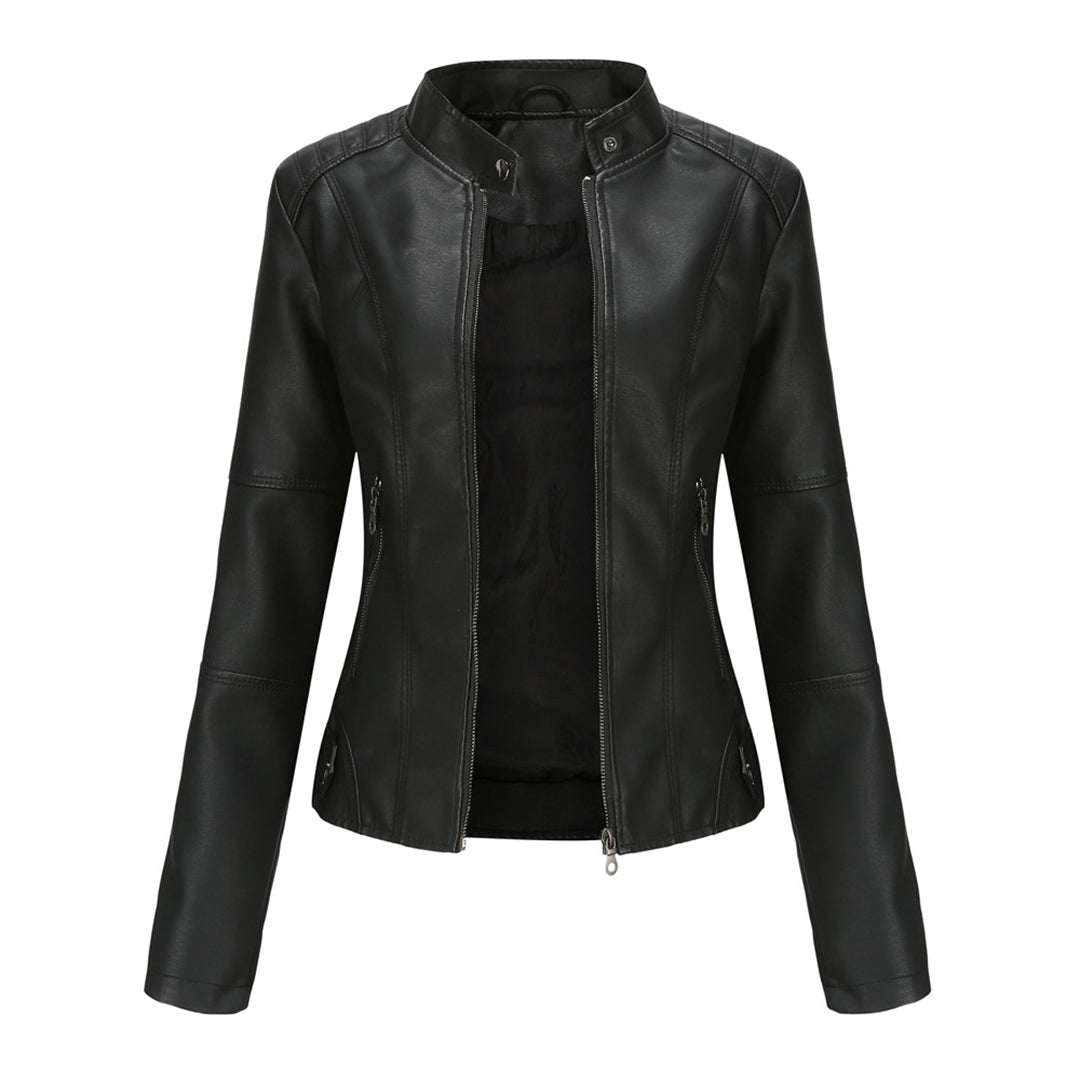 Women's Faux Leather Jacket 1