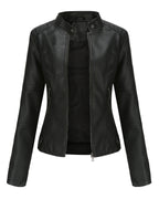 Women's Faux Leather Jacket 2