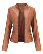 Women's Faux Leather Jacket 3