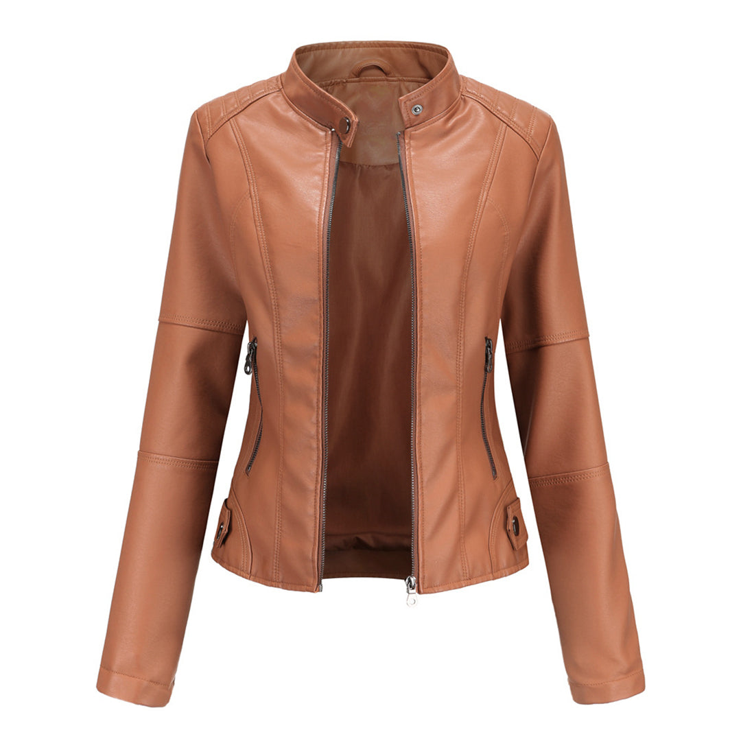 Women's Faux Leather Jacket 3