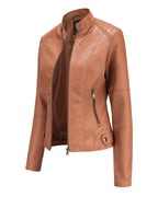 Women's Faux Leather Jacket 4