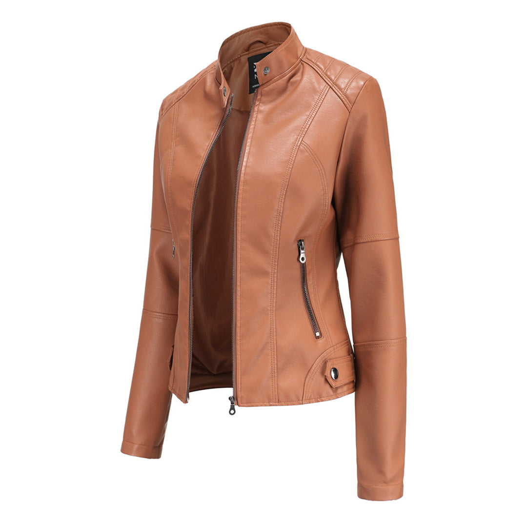 Women's Faux Leather Jacket 4