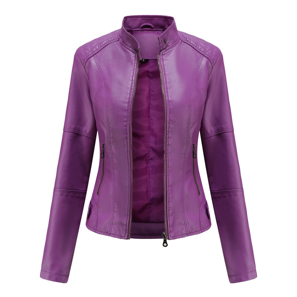Women's Faux Leather Jacket 5