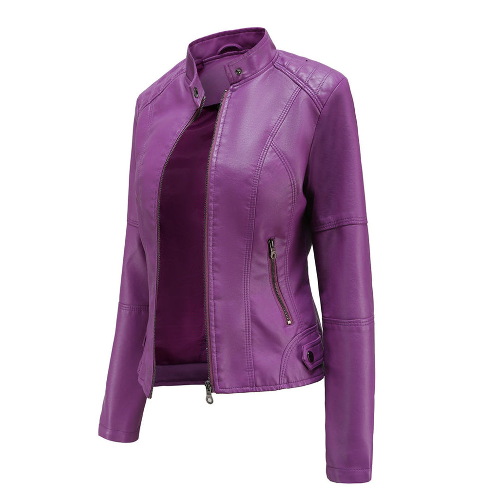 Women's Faux Leather Jacket 6