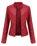 Women's Faux Leather Jacket 7