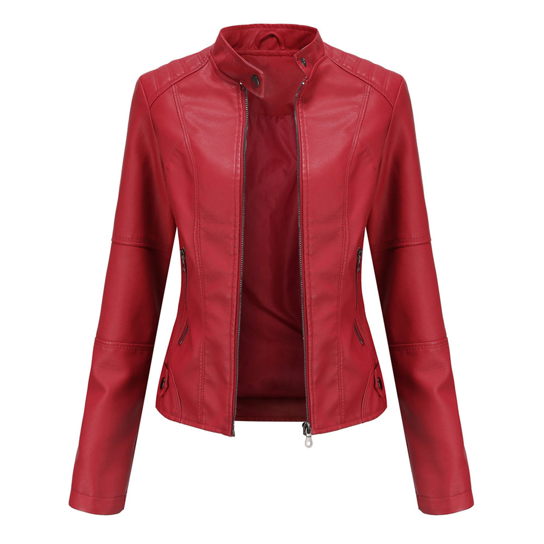 Women's Faux Leather Jacket 7