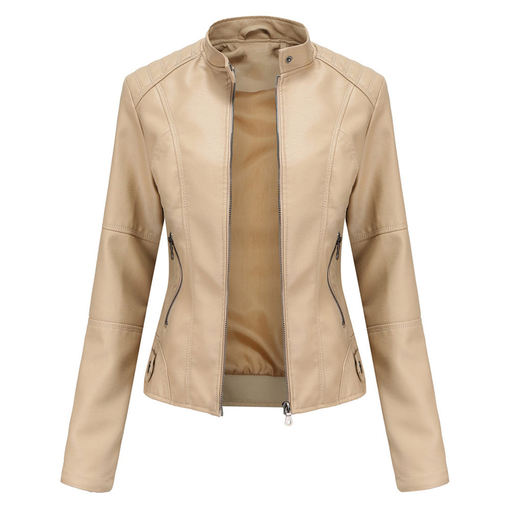 Women's Faux Leather Jacket 8