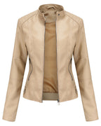 Women's Faux Leather Jacket 8