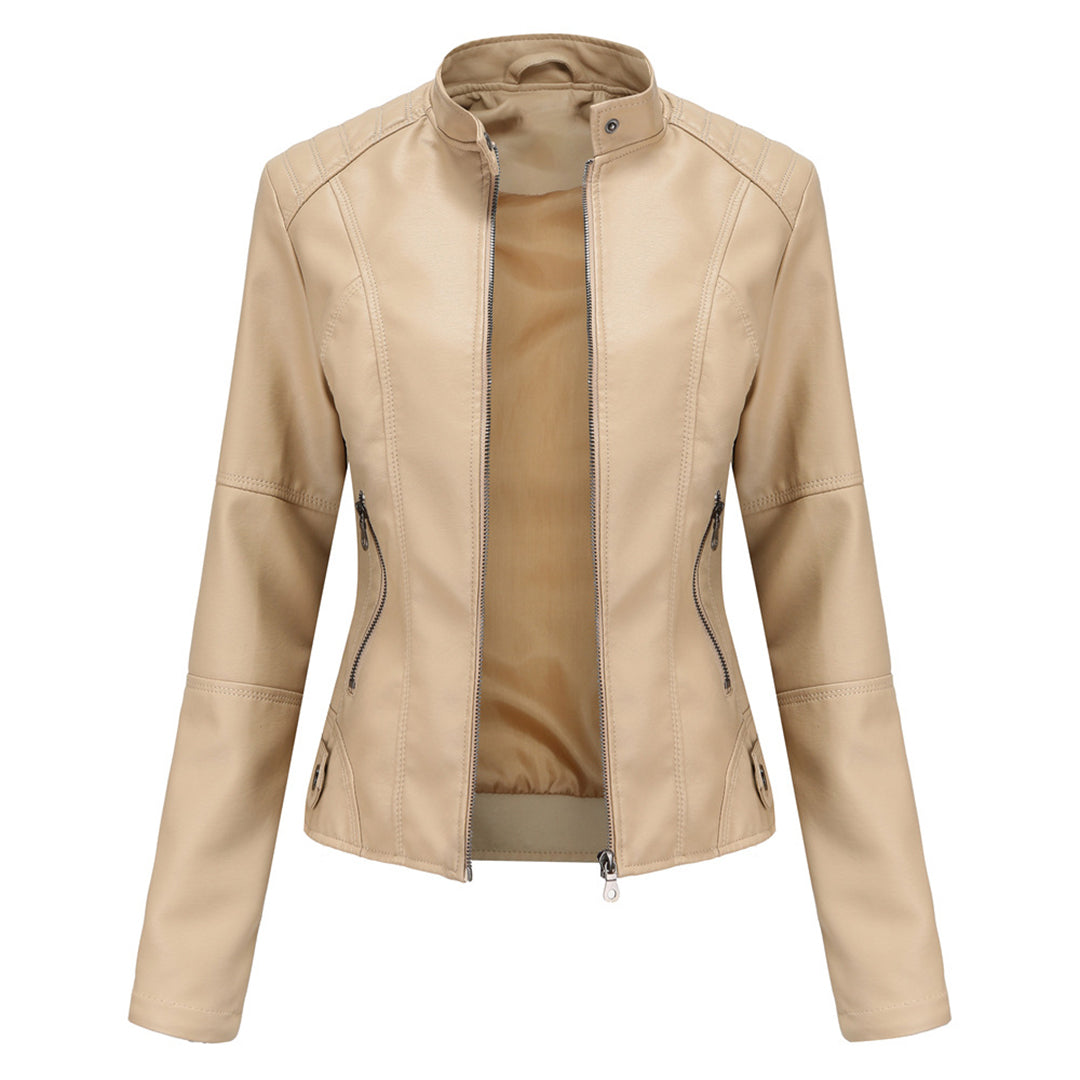 Women's Faux Leather Jacket 8