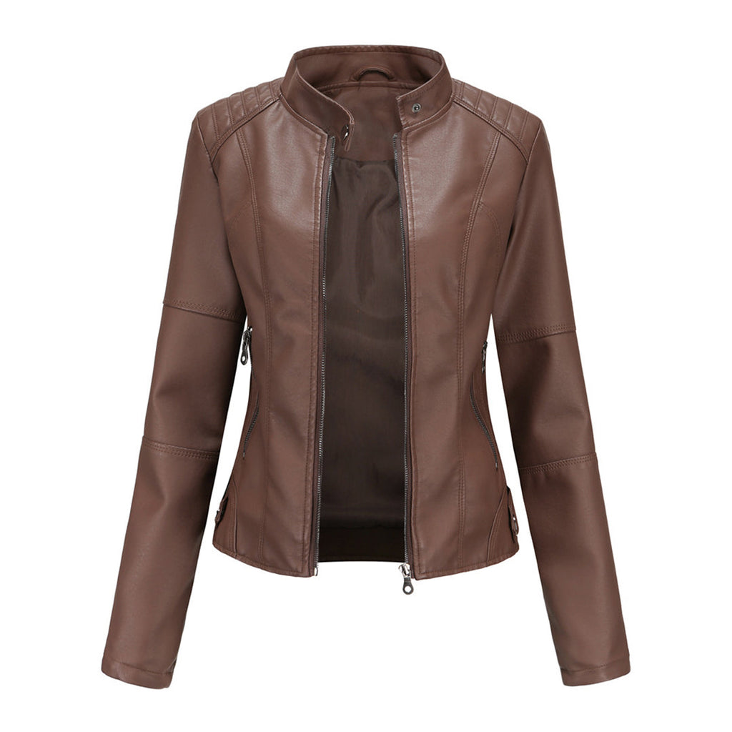 Women's Faux Leather Jacket 9