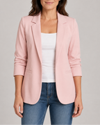 Women's Open Front Blazer | Notch Lapel Long Sleeve Tailored Jacket