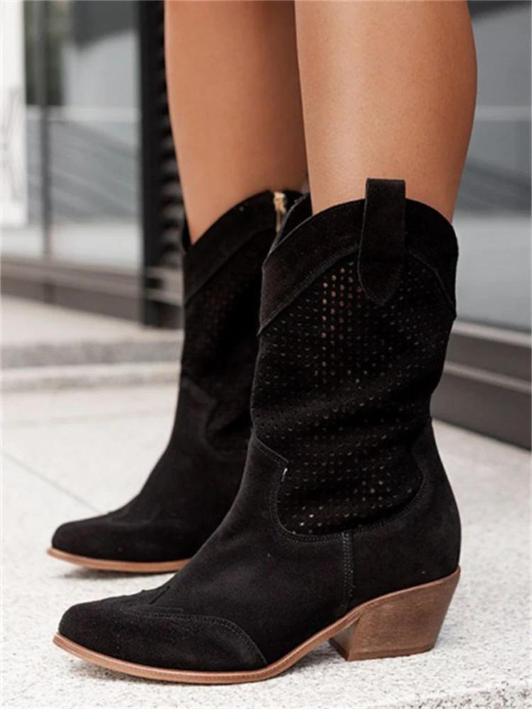 Women's Heeled Western Cowgirl Boots