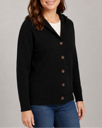 Women's Soft Knit Button Up Relaxed Fit Cardigan