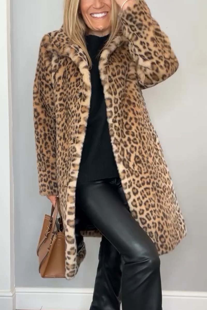 Women's Leopard Coat 1