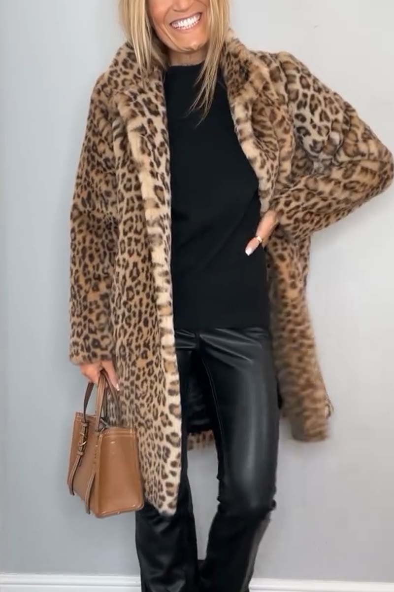 Women's Leopard Coat 2