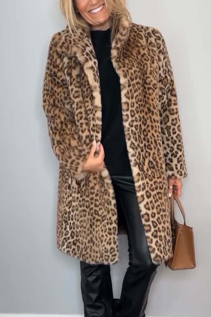Women's Leopard Coat 3