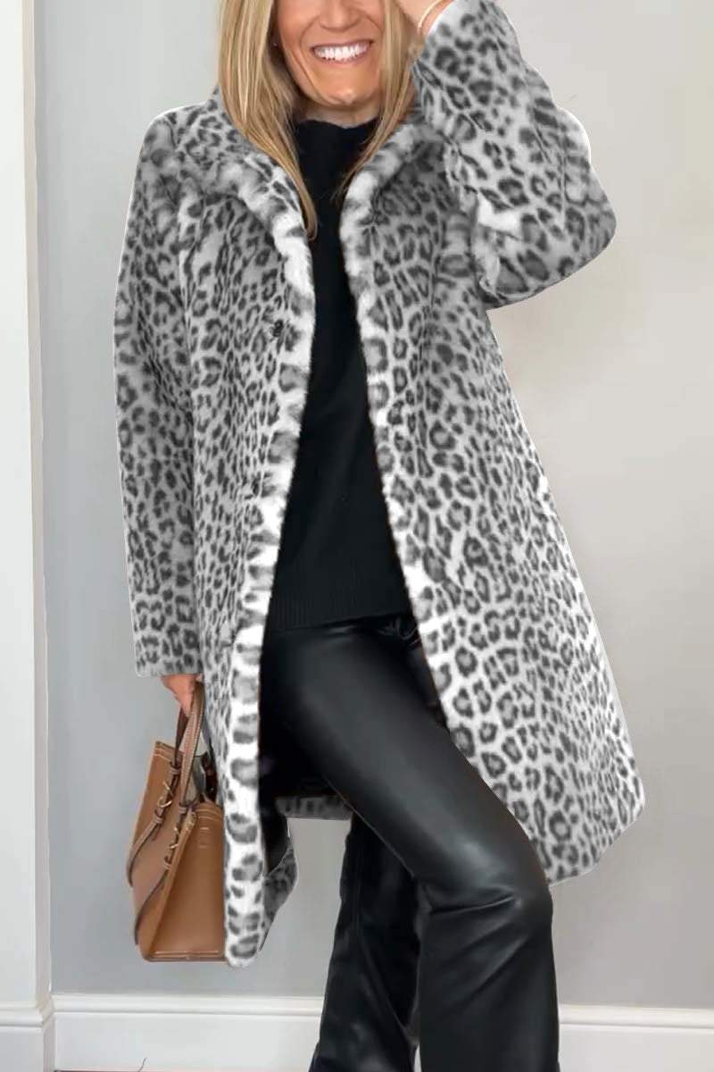 Women's Leopard Coat 5