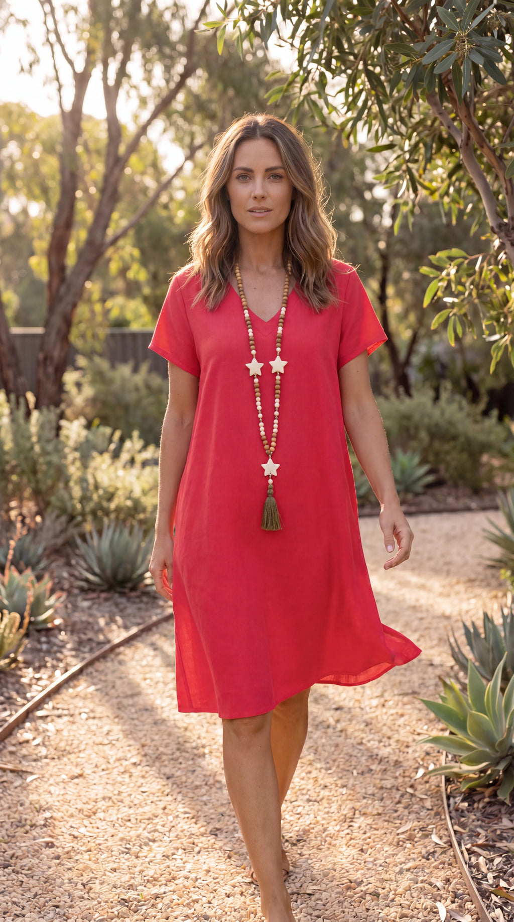 Women's V Neck Short Sleeve Summer A Line Mini Dress
