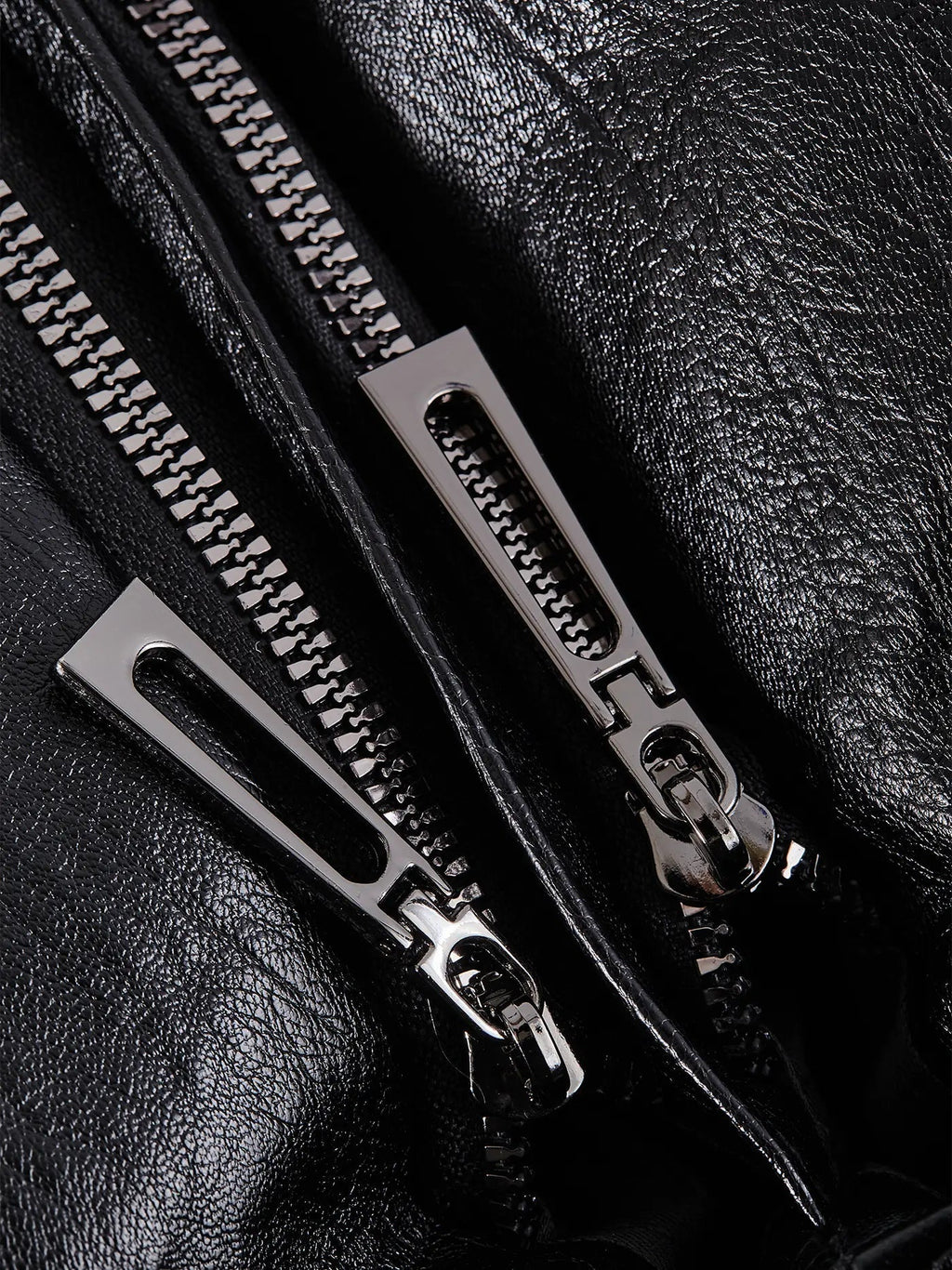 Women's Multi Pocket Faux Leather Shoulder Bag black 4