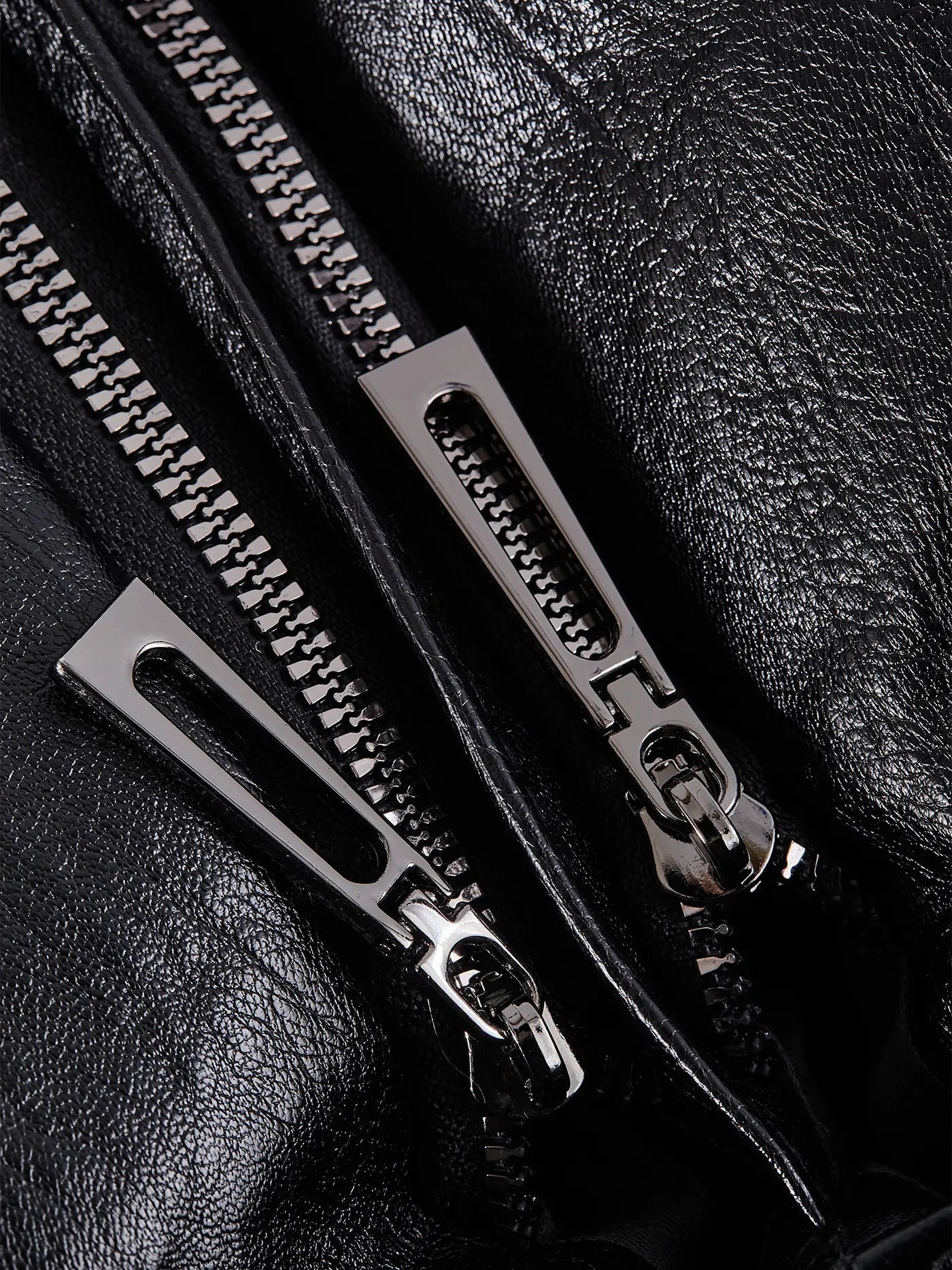 Women's Multi Pocket Faux Leather Shoulder Bag black 4