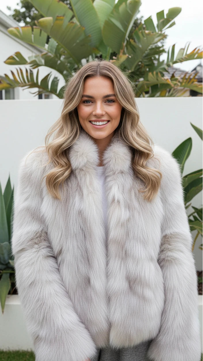 Women's Oversized Faux Fur Coat