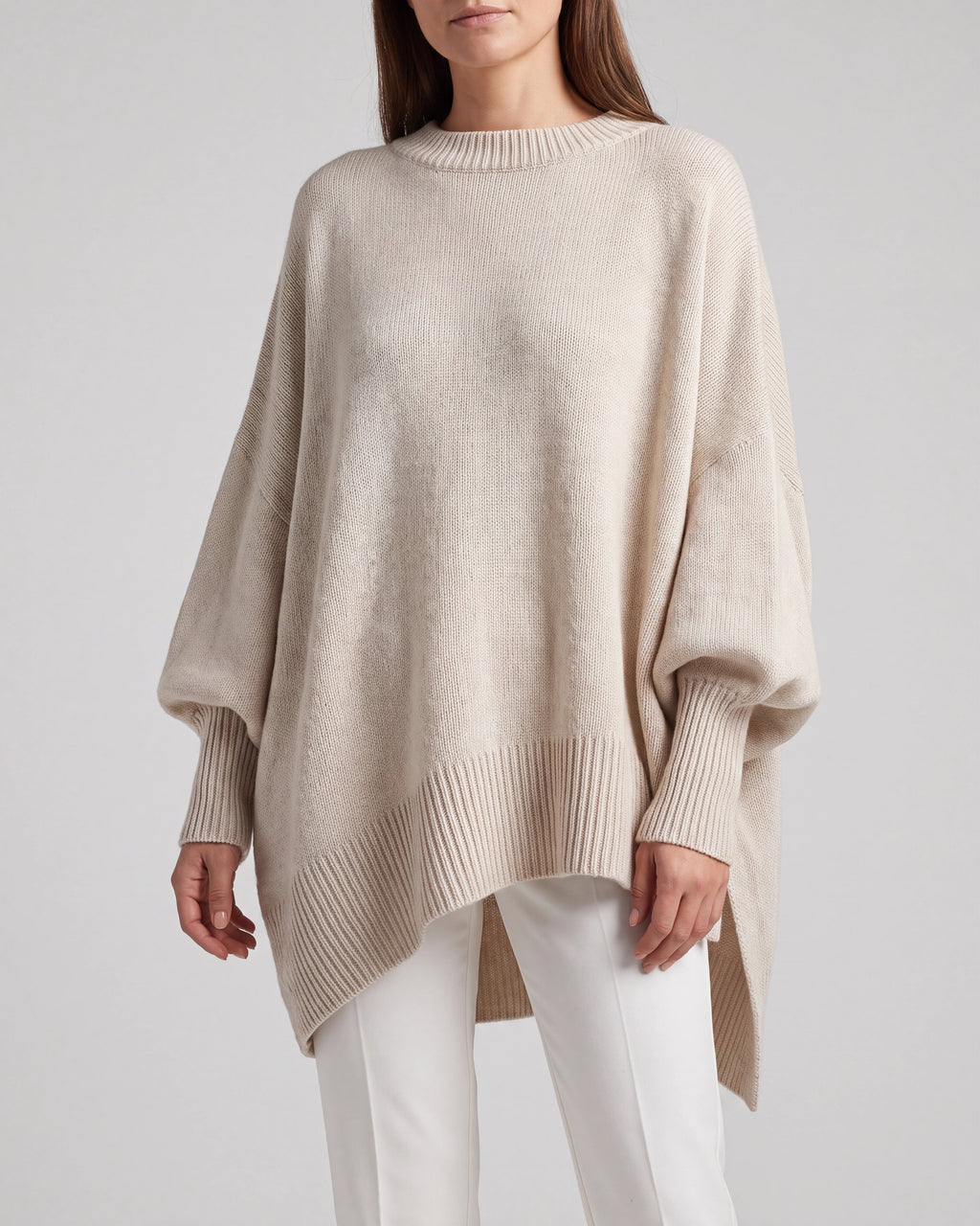 Women's Oversized Knit Sweater | Relaxed Fit Long Sleeve Jumper