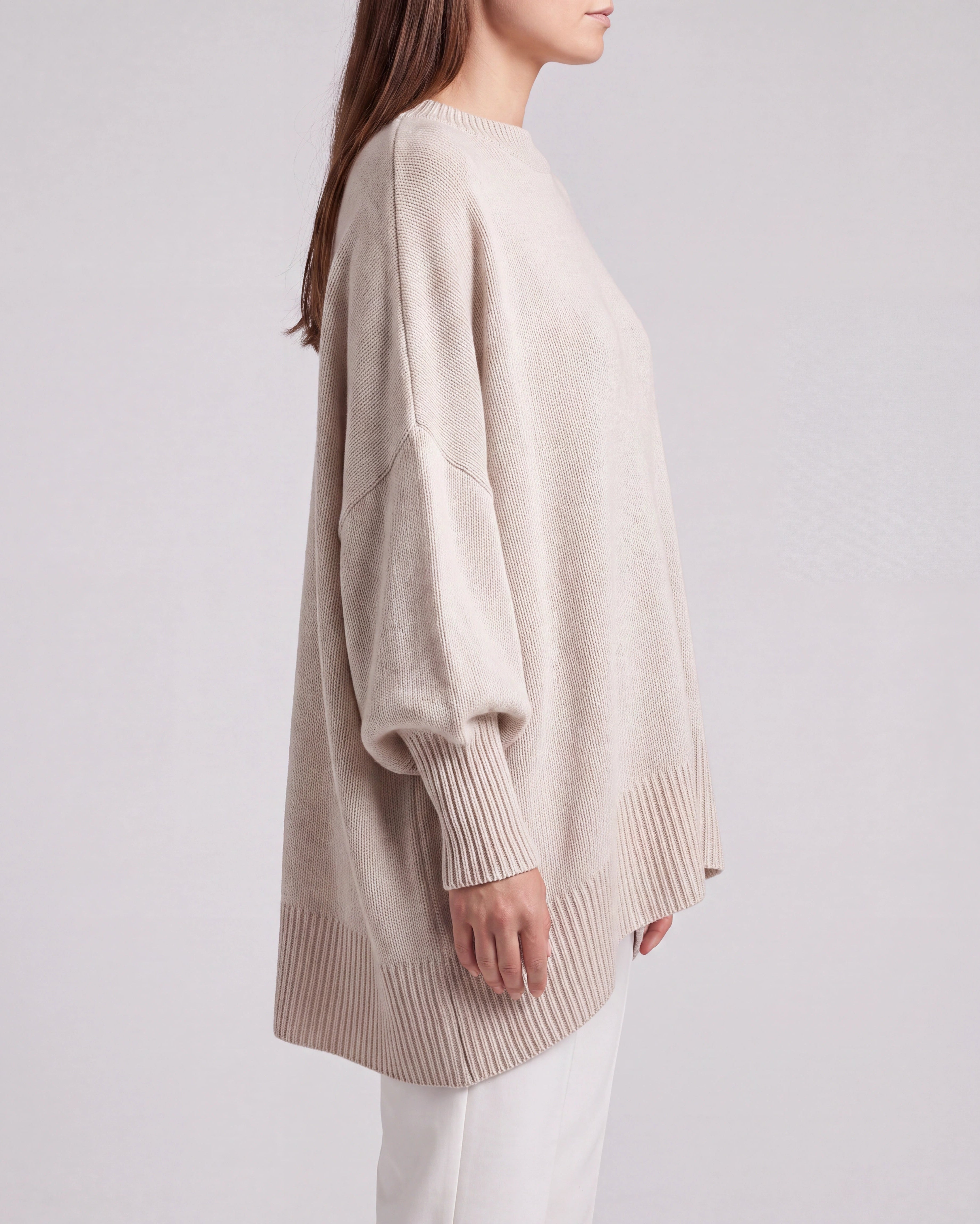 Women's Oversized Knit Sweater | Relaxed Fit Long Sleeve Jumper