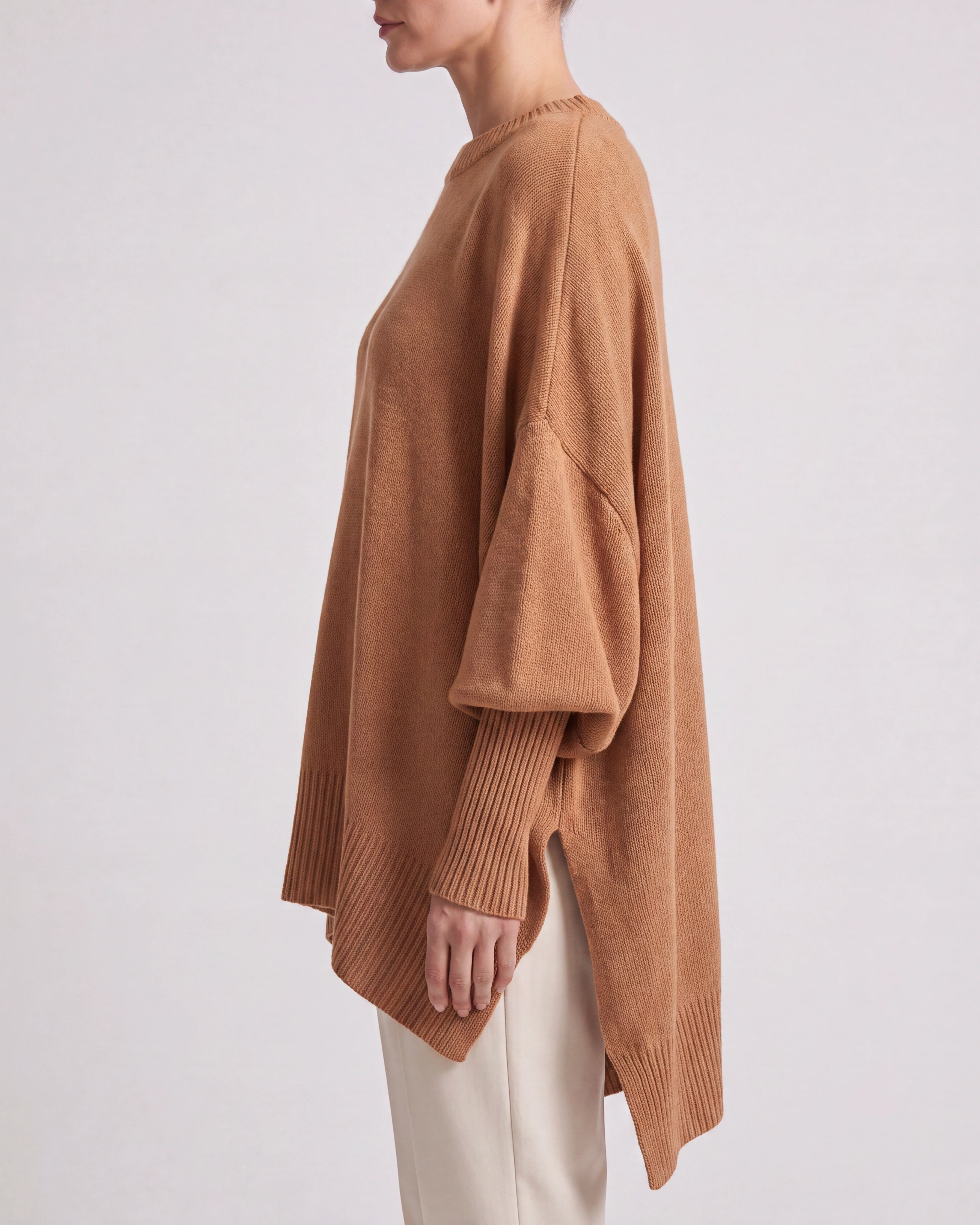 Women's Oversized Knit Sweater | Relaxed Fit Long Sleeve Jumper