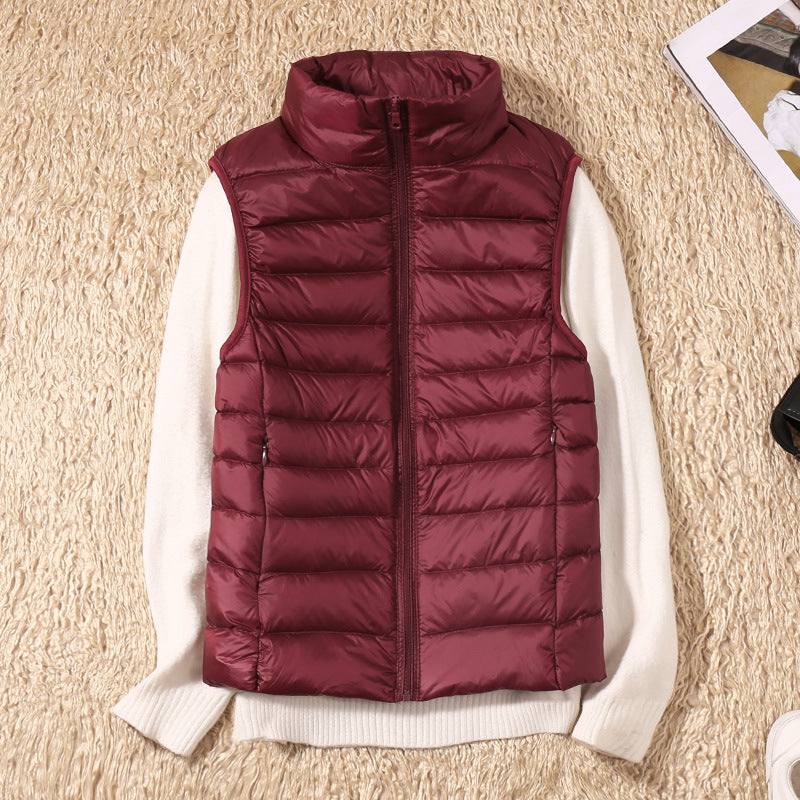 Women's Padded Gilet burgundy