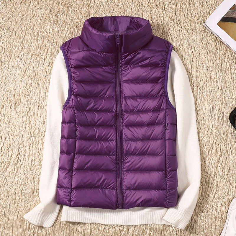 Women's Padded Gilet purple