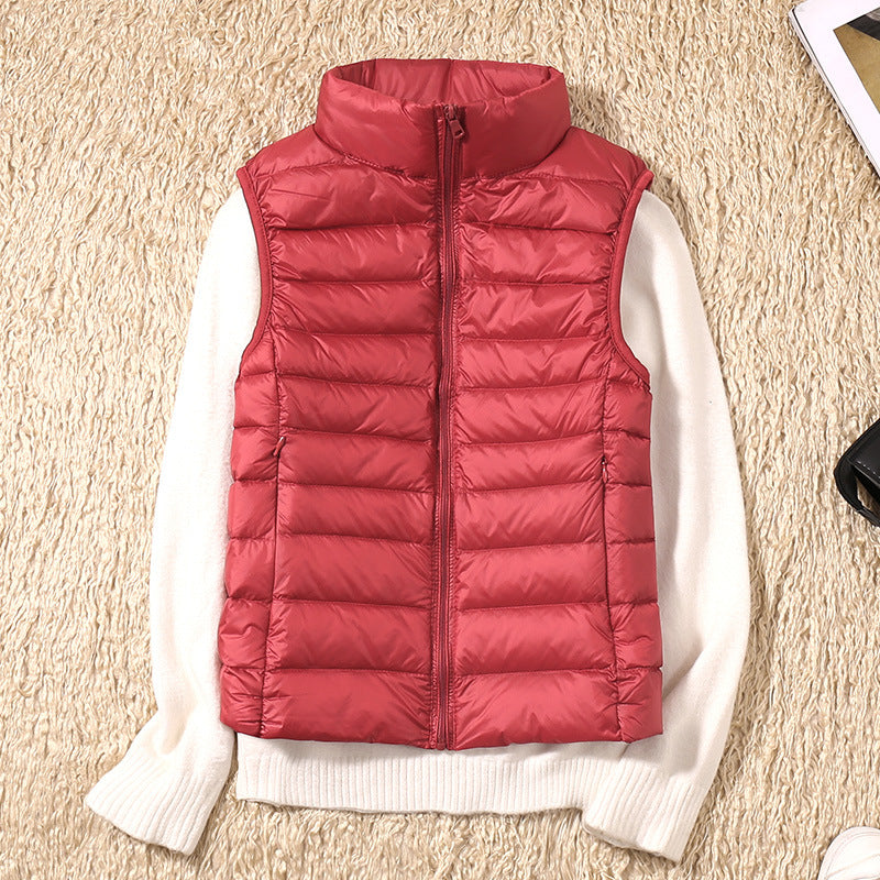 Women's Padded Gilet red