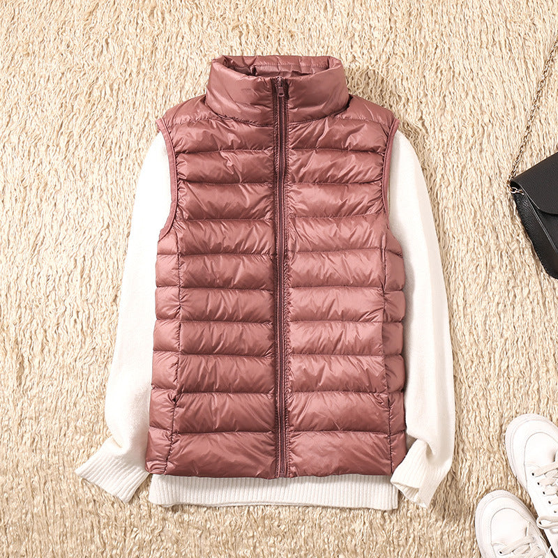 Women's Padded Gilet rose gold