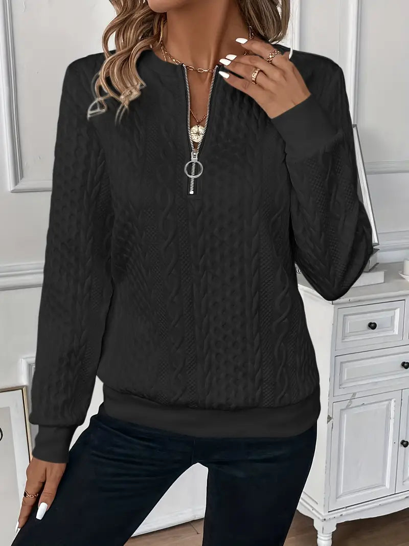 Women's Relaxed Knit Comfort Jumper black 3