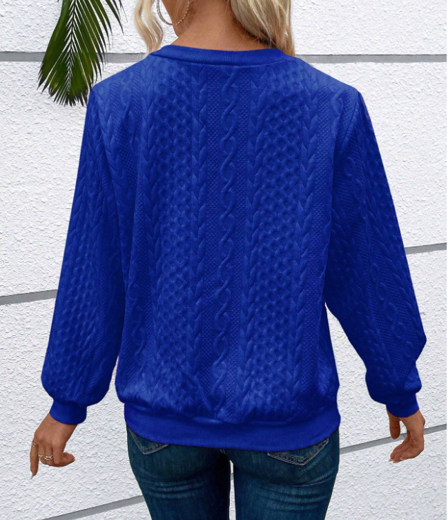 Women's Relaxed Knit Comfort Jumper blue 2