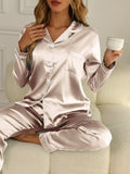 Women's Satin Pyjama Set 1