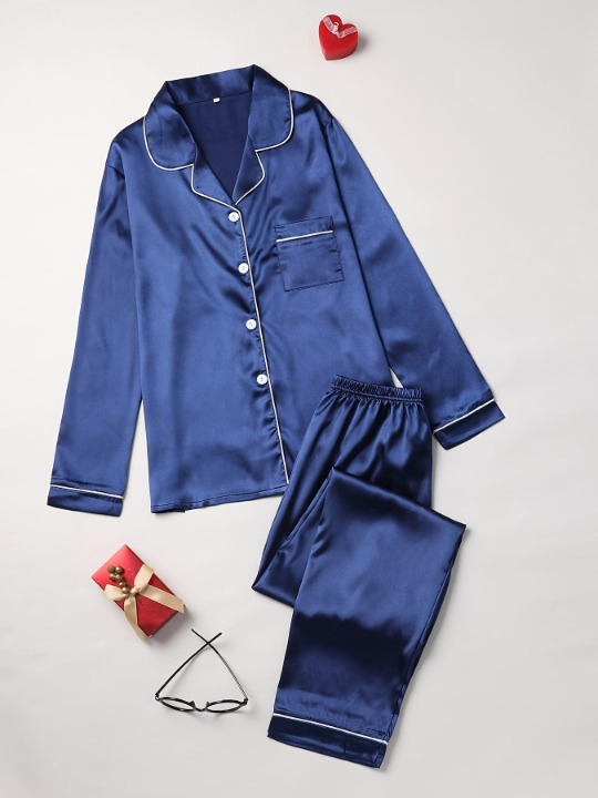 Women's Satin Pyjama Set 3