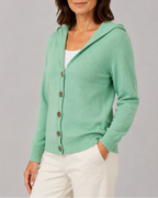 Women's Soft Knit Button Up Relaxed Fit Cardigan