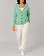 Women's Soft Knit Button Up Relaxed Fit Cardigan