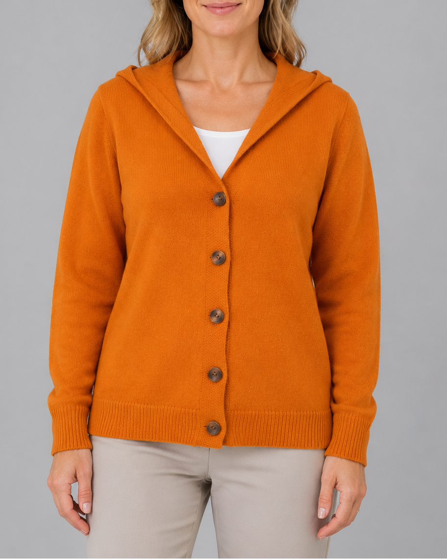 Women's Soft Knit Button Up Relaxed Fit Cardigan
