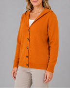 Women's Soft Knit Button Up Relaxed Fit Cardigan