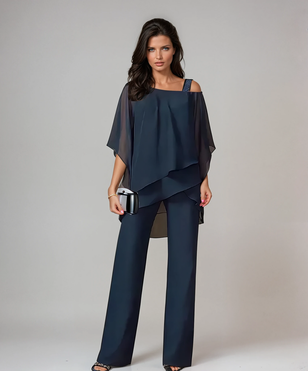Women's Matching Two Piece Layered Set