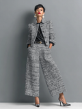 Women's Two Piece Knit Ensemble black