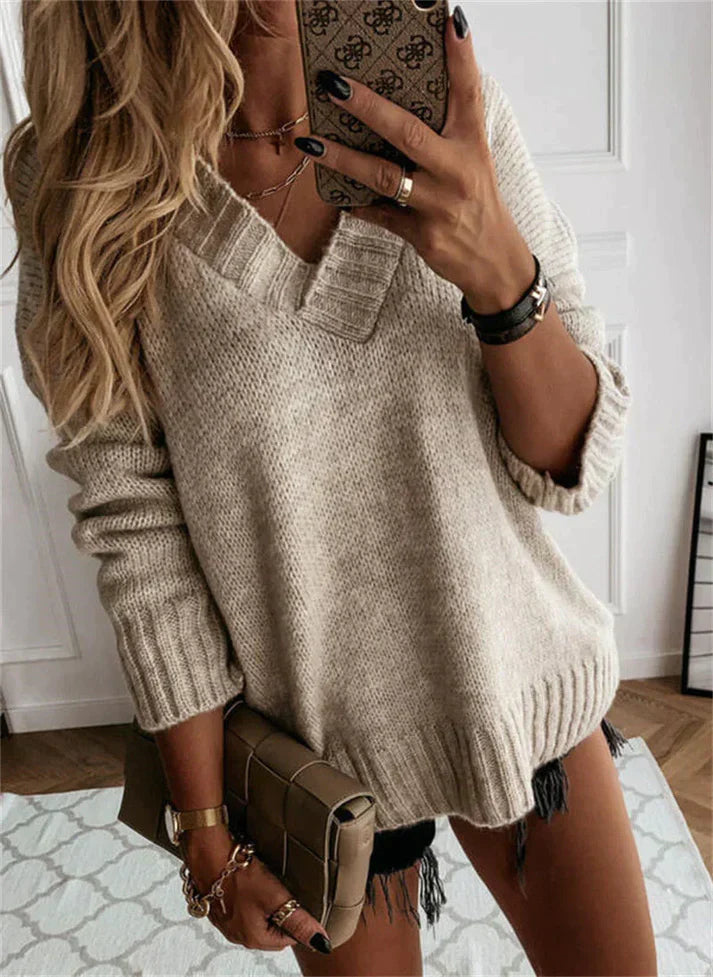 Women's V-Neck Sweater 7