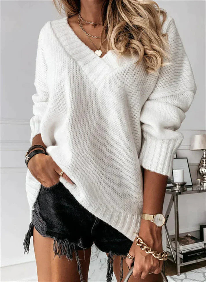 Women's V-Neck Sweater 8