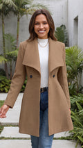 Women's Lapel Double Breasted Winter Coat